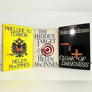 VTG Helen MacInnes Hard Cover w/ DJ 3 Books Lot 1978, 1980 & 1982 First Edition